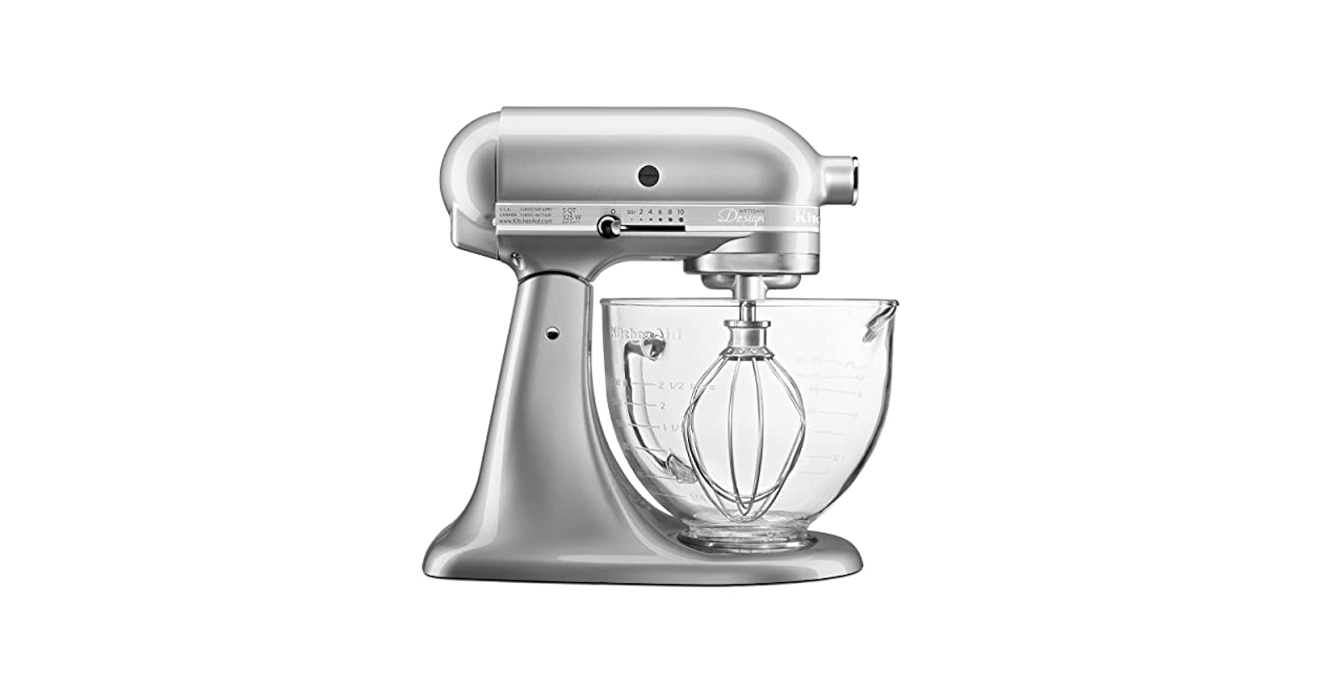 Amazon.com: KitchenAid KSM155GBSR 5-Qt. Artisan Design